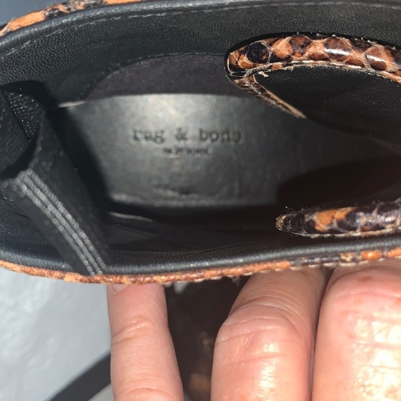 Rag‎ & Bone Army Snake-Print High Top Sneakers - Picture 8 of 9